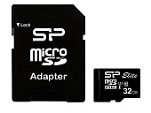   Transflash(MicroSDHC)32Gb Silicon Power Elite (SP032GBSTHBU1V10SP) UHS-I + SD 