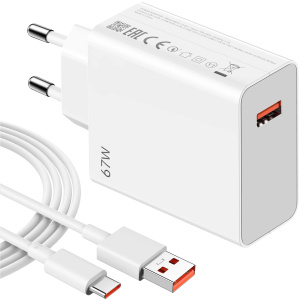 СЗУ Xiaomi 67W + КАБЕЛЬ  REPL