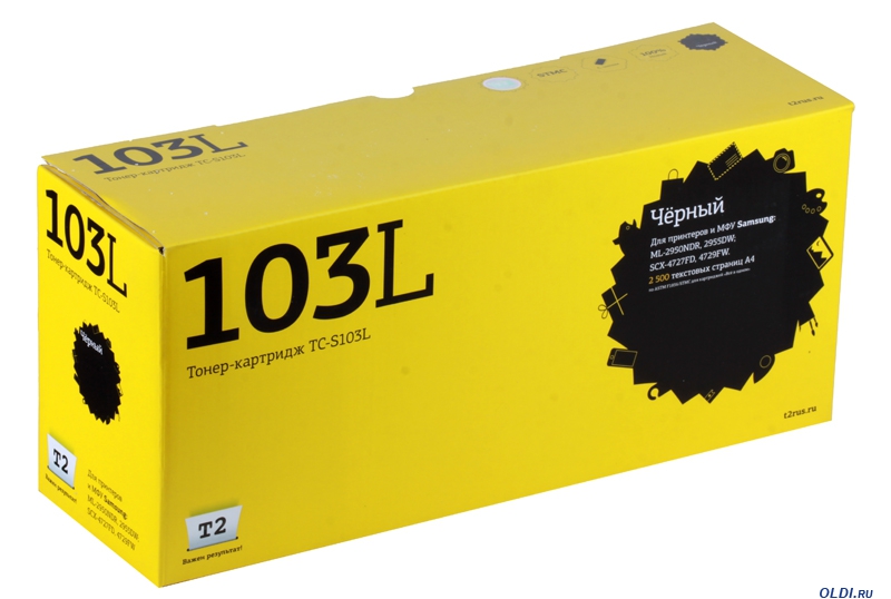 Картридж T2 TC-S103L (для Samsung ML-2950ND*2950DNR/2955ND/2955DW/SCX4727FD/4728FD4729FD/4729FW) c чипом 