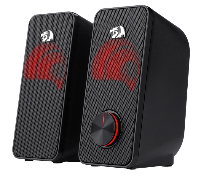 Колонки 2.0 REDRAGON Stentor черный, 6 Вт, USB