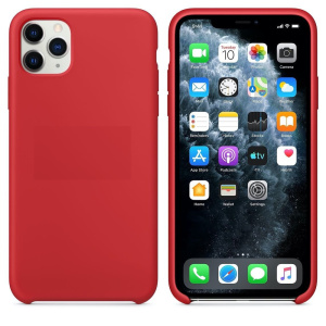 Силиконовый чехол для iPhone 11 PRO красный