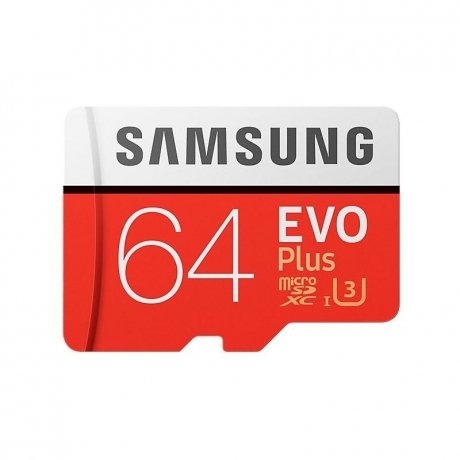 Носитель информации Transflash(MicroSDXC)64Gb Samsung EVO PLUS Class10 UHS-I U3