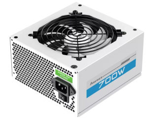 Блок питания ATX 700W ZIRCON AA-700-White, 20+4pin 4+4pin 2*6+2pin 6*SATA 3*MOLEX вентилятор 120мм