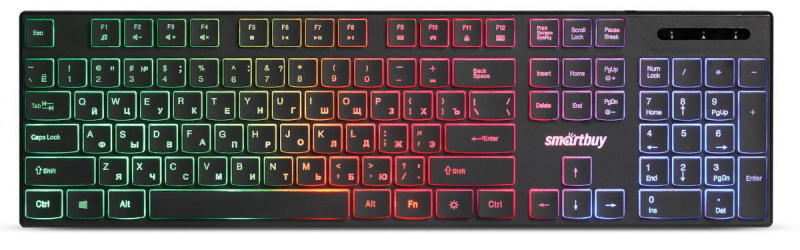 Клавиатура проводная Smartbuy ONE 240 (SBK-240U-K), USB, черная