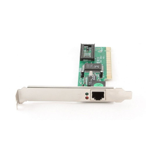 Сетевой адаптер Ethernet Gembird NIC-R1 100/10 Мбит, PCI, чипсет RTL8139C