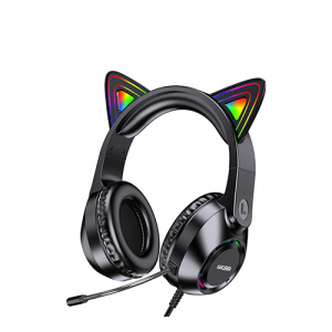 Игровые наушники KAKUSIGA KSC-850 Cat черные