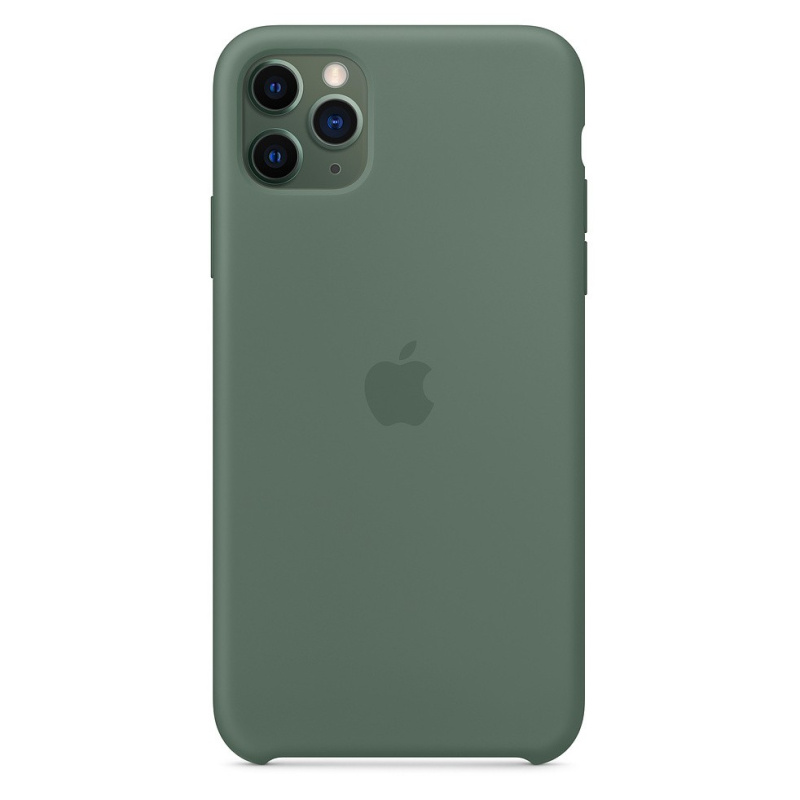 Силиконовый чехол для iPhone 11 PRO Max цвет: темно-мятный (MWY1TFE/A)