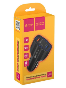 АЗУ DREAM CH20 30W PD Charger 2USB 3A черный 181038