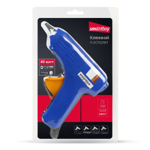 Пистолет клеевой электрический 40 Вт, 0.5 м, Smartbuy tools