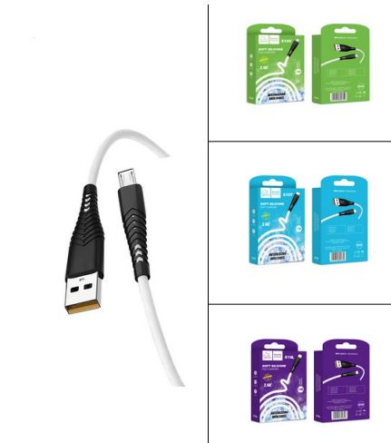 USB кабель Type-C 1.0м OneDepot S19T (быстрая зарядка)  силиконовый Белый