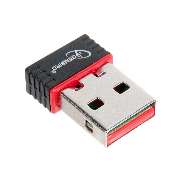 Беспроводной адаптер Gembird, 802.11n, до 150Mb/c, USB WNP-UA-007 