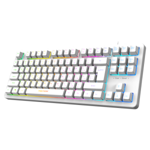 Игровая клавиатура Jet.A Panteon M170 мембранная (TKL 80%, 87 клавиш, USB), белый