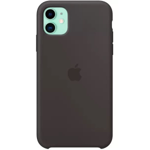 Силиконовый чехол для iPhone 11 черный (MWY2FE/A)