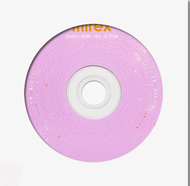 Диск DVD+RW 4,7Gb Mirex 4х бумажный конверт (1 диск)  (UL130022A4C)