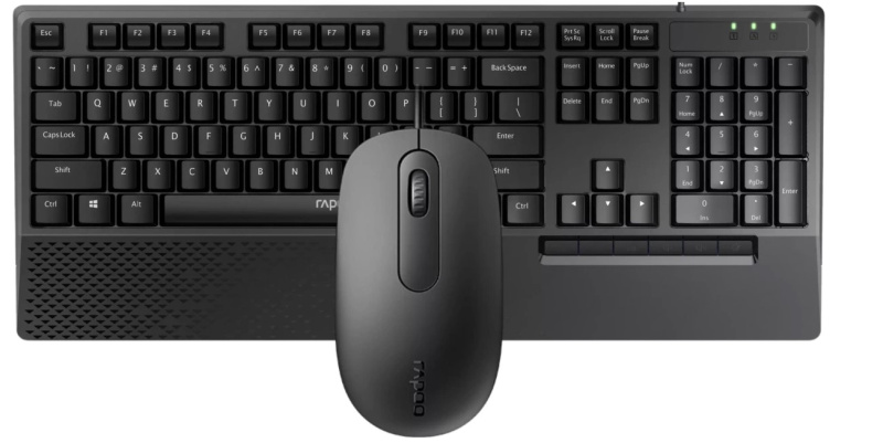 Клавиатура + мышь Rapoo NX2000, USB, Multimedia