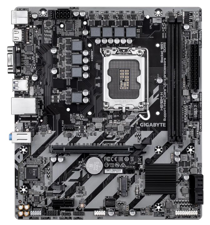 Материнская плата Gigabyte H810M H, LGA1851, mATX