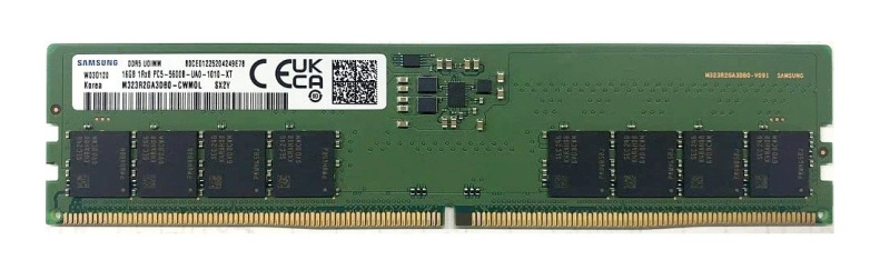 Оперативная память DDR5 16Gb 5600Mhz Samsung (M323R2GA3EB0-CWMOL), Non-ECC, CL46, 1.1V 