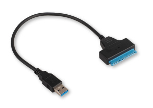 Переходник адаптер Cablexpert A-USB3-SATA3-2.5, USB3.2 Gen1 на SATA 2.5" HDD/SSD, Sata3, 5 Гбит/с, длина 0.3м, пакет