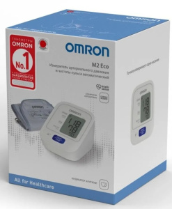 Измеритель артериального давления и частоты пульса автоматический OMRON M2 Eco (7126-RU) без адаптера