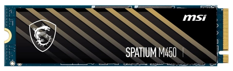 Твердотельный накопитель 0500,0 Gb SSD MSI Spatium M450 (S78-440K220-P83), PCIe 4.0,