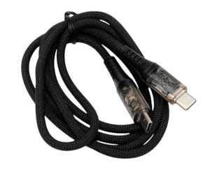 USB кабель Type-C - Type-C 1.0м Cablexpert (CCP-USB2-CMCM-SCR-1M), 6A, 66Вт, PD/QC3.0, дисплей, оплетка, медь, 1м, черный