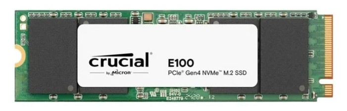 Твердотельный накопитель 1000,0 Gb SSD Crucial E100 (CT1000E100SSD8), PCI-E 4x4, R/W-5000/4500 MB/s