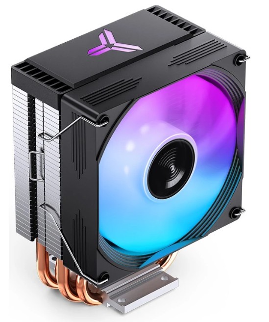 Кулер JONSBO CR-1300 EVO Black LGA1700/1200/115X/AM5/AM4 (TDP 160W, PWM, 90mm Dynamic Multi-Color LED Fan, 4 тепловые трубки, 4-pin) 