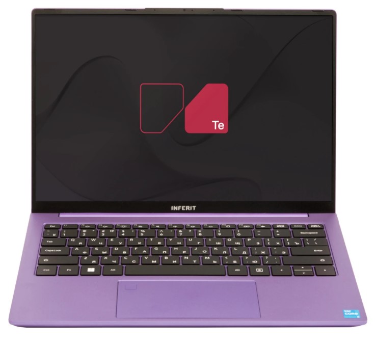 Ноутбук INFERIT Compact IFLTSI5P3CP11 (14.1"/1920x1200/ i5 1240P 1.7Ghz/16384Mb/512SSDGb/ Iris Xe Graphics/noOs) Violet