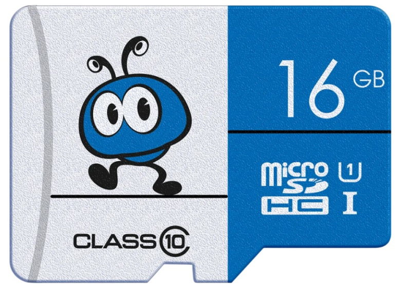 Носитель информации Transflash(MicroSDHC) 16Gb Smartbuy BLUE (SB16GMSDU1BLUE00) UHS-I, без адаптера