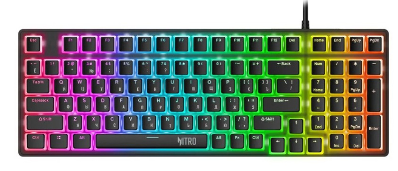 Клавиатура Acer Nitro OKW303 (ZL.KBDCC.01D), черный