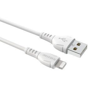USB кабель для iPhone 8 pin 1.0м BOROFONE BX51 белый (179343)
