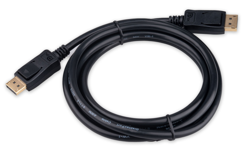 Кабель DisplayPort 2.0m Cablexpert (CC-DP8K-2M), v1.4, 8К, черный, пакет