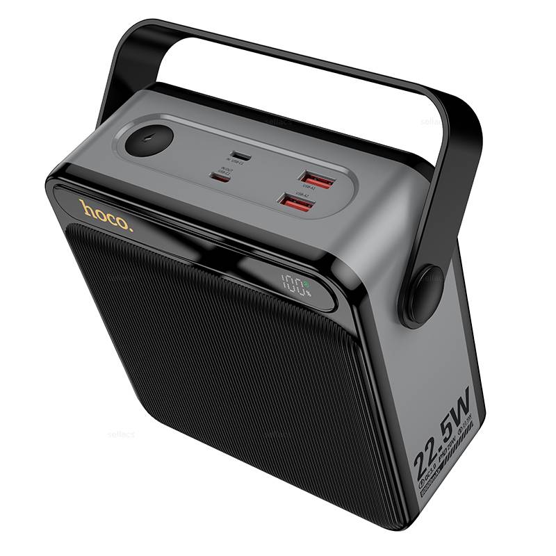 Внешний аккумулятор HOCO J161, Power, 80000mAh, PD/QC/FCP/AFC/SCP, цвет: чёрный