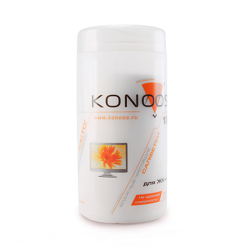 Салфетки KONOOS для мониторов KBF-100 100шт