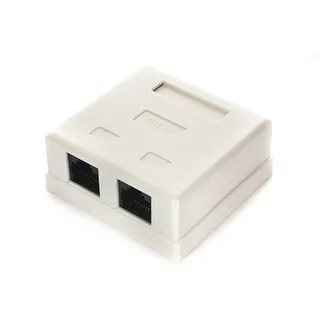 Розетка NA214 RJ-45 кат.5e внешняя 2 порта, 110&Krone