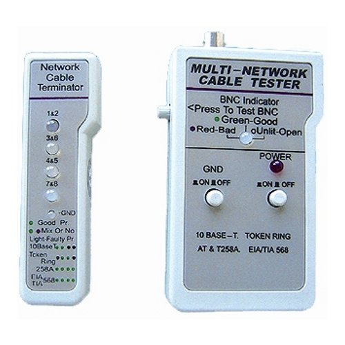 Тестер для кабелей Gembird NCT-1 RJ-45, RG-58