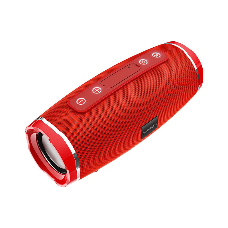 Колонка BOROFONE (BR3) Bluetooth/USB/MicroSD/TWS (красная)