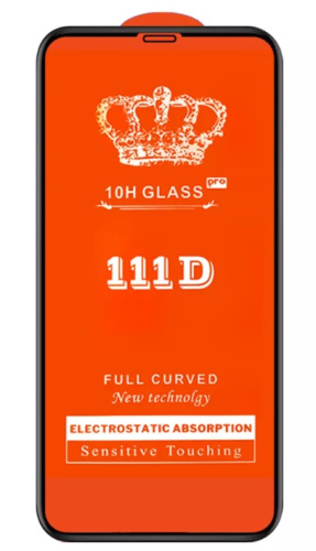Защитное стекло для Xiaomi Redmi Note 9 3D черное