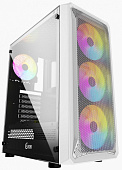  Powercase Mistral Z4 White, Tempered Glass, Mesh, 4x 120mm 5-color LED, ATX (CMIZW-L4)