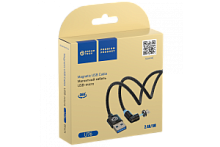 USB кабель Type-C 1.0м DREAM U76 2.4A 1M (магнитный) угловой черный (175139)
