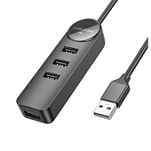  Borofone DH5, Erudite 4-in-1, 4 , 4xUSB 2.0,  USB 1.2, : 