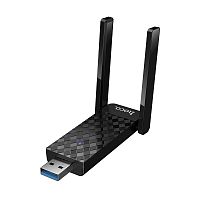 Беспроводной адаптер HOCO, HI34, WiFi6 USB, ABS, 2,4G - 286Mbps; 5G - 600Mbps, цвет: чёрный