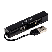  USB 2.0 , 4 ports, Smartbuy,  SBHA-408-K