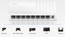 Коммутатор CUDY FS108D, 8 port 10/100Mb