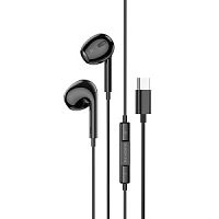 Наушники внутриканальные Borofone BM30 Max, Type-C, 1.2 м, цвет: чёрный