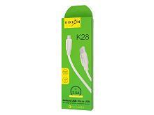 USB кабель micro USB 1м VIXION (K28m) 3,5A (белый) (GS-00006365)