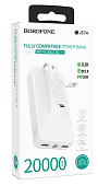   Borofone BJ57A Graceful, 20000mAh, , PD20, 1  USB , 8 pin, Type-C , : 