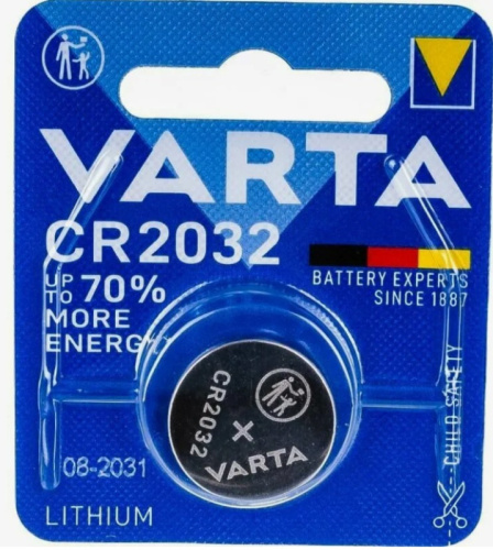 Батарейка литиевая CR2032 Varta ELECTRONICS Lithium battery 3v Батарейка литиевая CR2032 Varta ELECTRONICS Lithium battery 3v