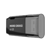   64Gb, USB2.0 More Choice MF64 (Black)