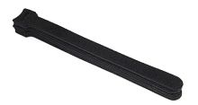 Хомуты липучки Cablexpert на основе ленты Velcro® VT-145x11BK  (145 x 11 мм), черные (12 шт.)